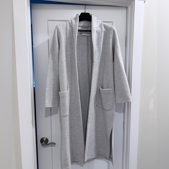 the group by babaton Sweaters - The Group by Babaton - 100% Merino Wool Shaket/ Cardigan Size Small, Light Grey
